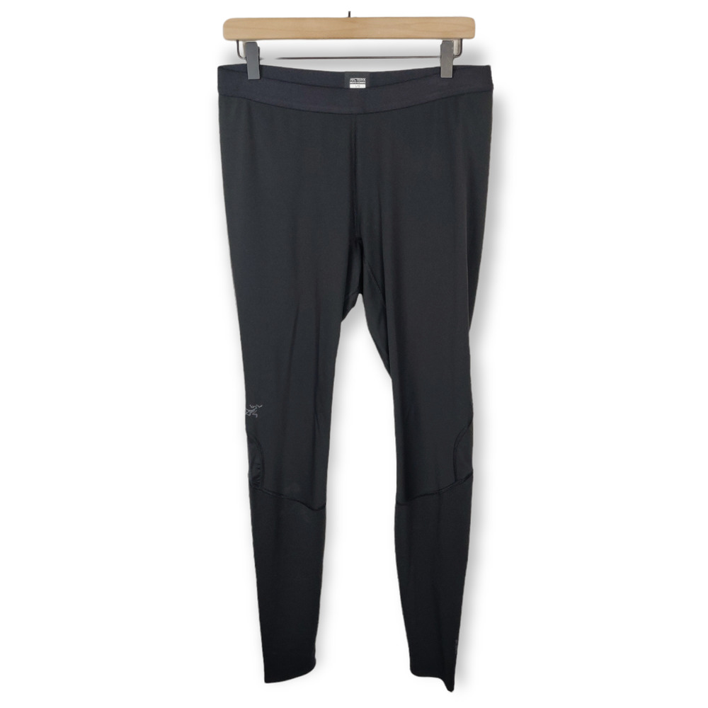 Arc'teryx Pants Men's Large Black Phase AR Bottoms Performance Base Layer